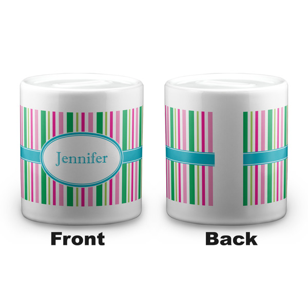 Grosgrain Stripe Coin Bank - Apvl