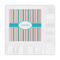 Grosgrain Stripe Embossed Decorative Napkins (Personalized)