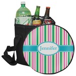 Grosgrain Stripe Collapsible Cooler & Seat (Personalized)