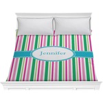 Grosgrain Stripe Comforter - King (Personalized)