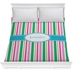 Grosgrain Stripe Comforter - Full / Queen (Personalized)