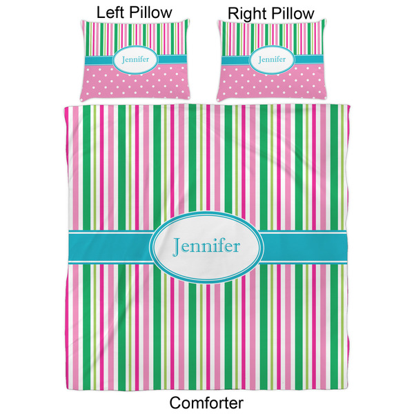 Grosgrain Stripe Comforter Set - Queen - Approval