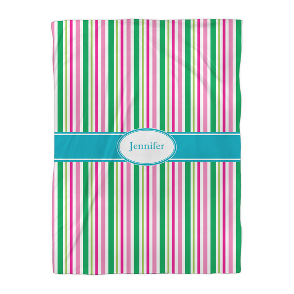 Grosgrain Stripe Comforter - Twin XL - Front