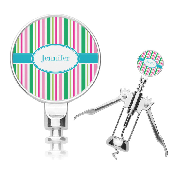 Custom Grosgrain Stripe Corkscrew (Personalized)
