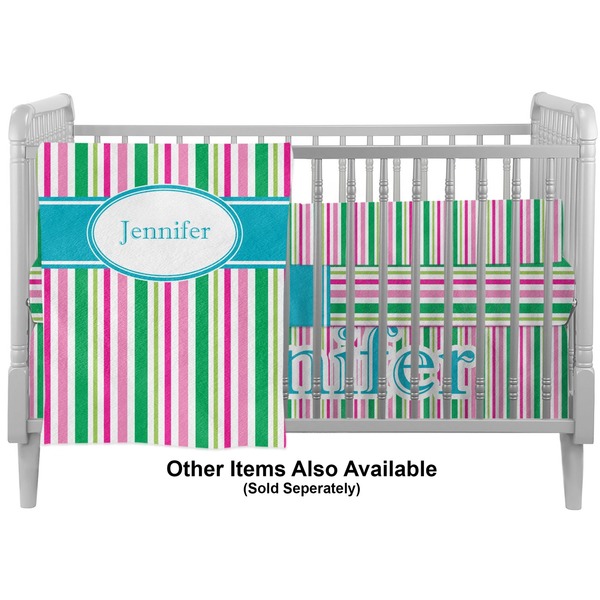 Grosgrain Stripe Crib - Profile Sold Seperately