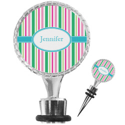 Grosgrain Stripe Wine Bottle Stopper (Personalized)