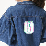 Grosgrain Stripe Twill Iron On Patch - Custom Shape - X-Large (Personalized)