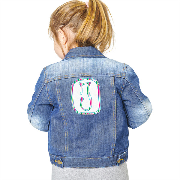 Grosgrain Stripe Custom Shape Iron On Patches - XXL - Single - Approval