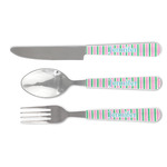 Grosgrain Stripe Cutlery Set (Personalized)