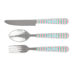 Grosgrain Stripe Cutlery Set (Personalized)