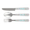 Grosgrain Stripe Cutlery Set - FRONT