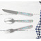 Grosgrain Stripe Cutlery Set - w/ PLATE