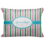 Grosgrain Stripe Decorative Baby Pillowcase - 16"x12" (Personalized)
