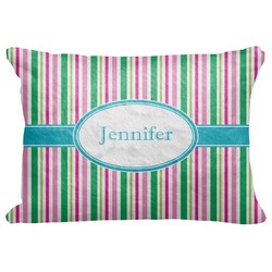 Grosgrain Stripe Decorative Baby Pillowcase - 16"x12" (Personalized)