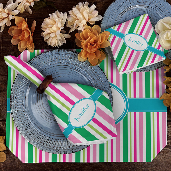 Grosgrain Stripe Dining Set