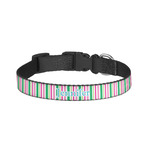 Grosgrain Stripe Dog Collar - Large (Personalized)