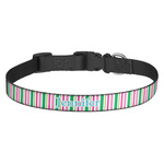 Grosgrain Stripe Dog Collar (Personalized)