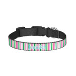 Grosgrain Stripe Dog Collar - Small (Personalized)