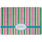 Grosgrain Stripe Dog Food Mat w/ Name or Text
