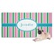 Grosgrain Stripe Dog Towel (Personalized)