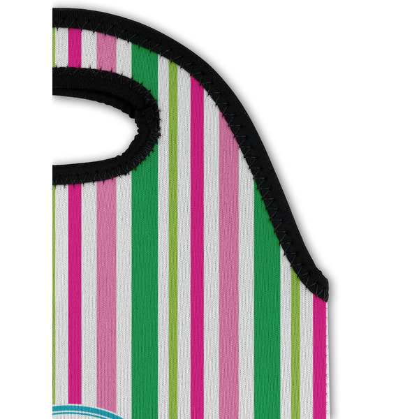 Grosgrain Stripe Double Wine Tote - Detail 1 (new)