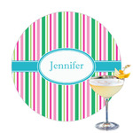 Grosgrain Stripe Printed Drink Topper (Personalized)