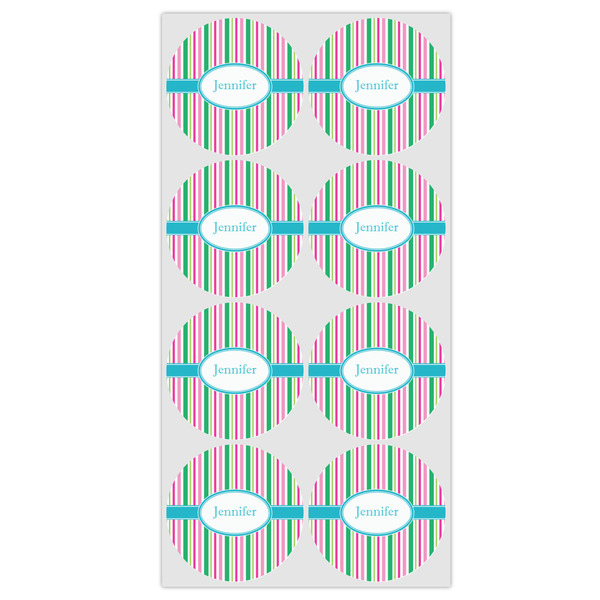 Grosgrain Stripe Drink Topper - Medium - Set of 12