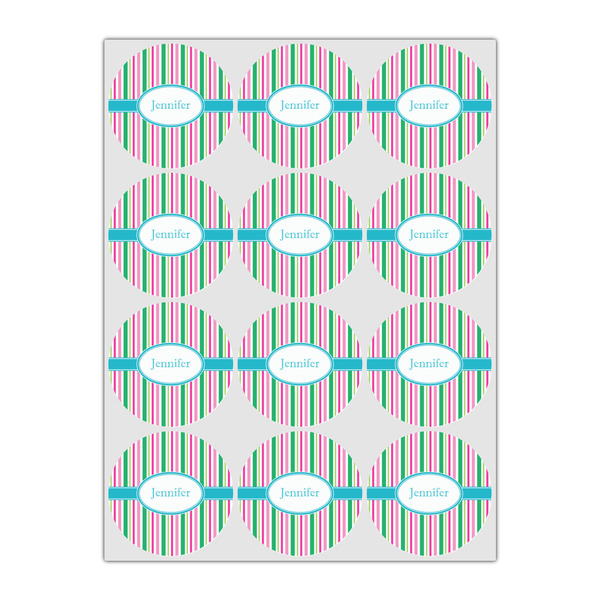 Grosgrain Stripe Drink Topper - Small - Set of 12