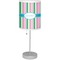 Grosgrain Stripe Drum Lampshade with base included
