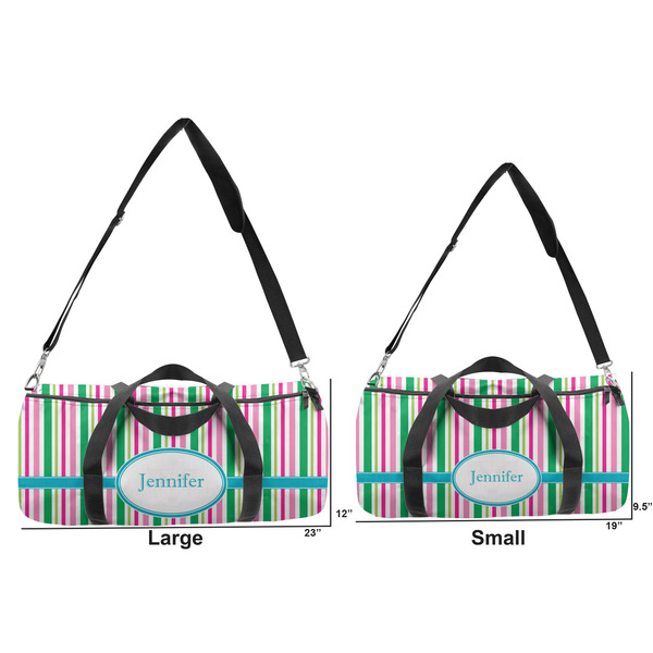 Grosgrain Stripe Duffle Bag Small and Large