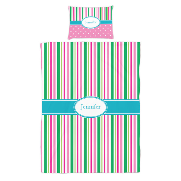 Grosgrain Stripe Duvet Cover Set - Twin - Alt Approval