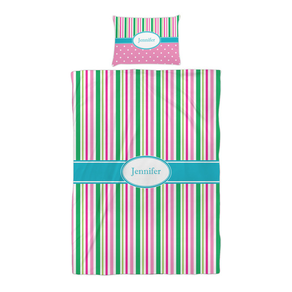 Grosgrain Stripe Duvet Cover Set - Twin XL - Alt Approval