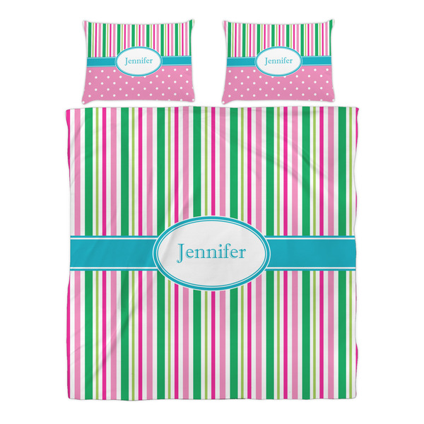 Grosgrain Stripe Duvet cover Set - Queen - Alt Approval