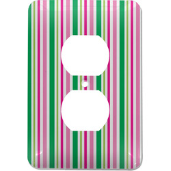 Grosgrain Stripe Electric Outlet Plate