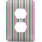 Grosgrain Stripe Electric Outlet Plate