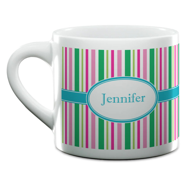 Grosgrain Stripe Espresso Cup - 6oz (Double Shot) (MAIN)