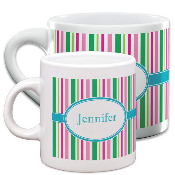Grosgrain Stripe Espresso Mugs - Main Parent