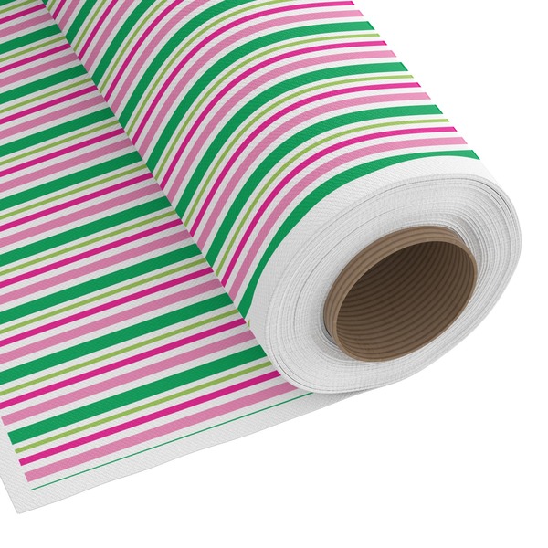 Custom Grosgrain Stripe Fabric by the Yard - Cotton Twill