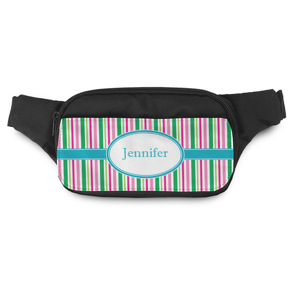 Custom Grosgrain Stripe Fanny Pack - Modern Style (Personalized)