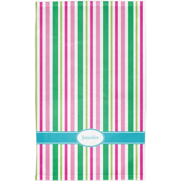 Grosgrain Stripe Finger Tip Towel - Full View