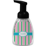 Grosgrain Stripe Foam Soap Bottle - Black (Personalized)