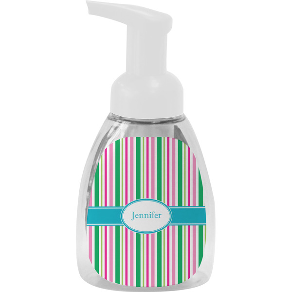 Custom Grosgrain Stripe Foam Soap Bottle (Personalized)