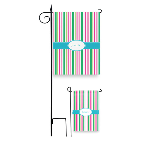 Grosgrain Stripe Garden Flag - PARENT/MAIN
