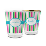 Grosgrain Stripe Glass Shot Glass - 1.5 oz (Personalized)
