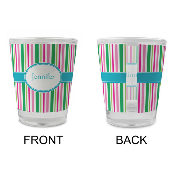 Grosgrain Stripe Glass Shot Glass - Standard - APPROVAL