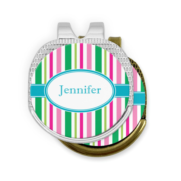 Grosgrain Stripe Golf Ball Marker Hat Clip - PARENT/MAIN