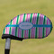 Grosgrain Stripe Golf Club Cover - Front