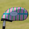 Grosgrain Stripe Golf Club Iron Cover - Single (Personalized)