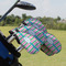 Grosgrain Stripe Golf Club Cover - Set of 9 - On Clubs