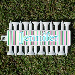 Grosgrain Stripe Golf Tees & Ball Markers Set (Personalized)